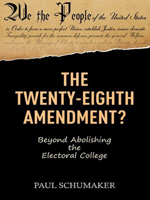 cover image of The Twenty-Eighth Amendment?